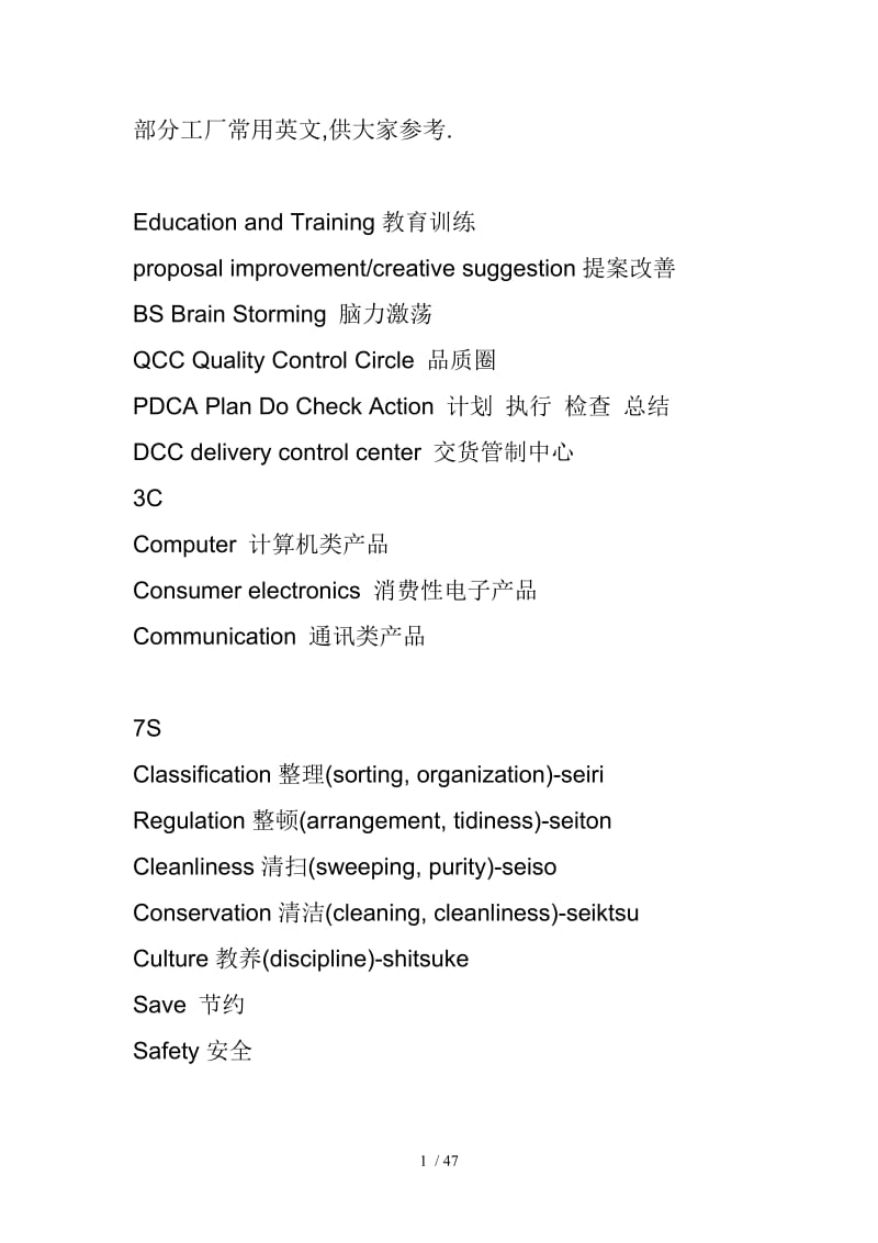 副本工厂常用英文 提升生产力的必学词汇与实用表达